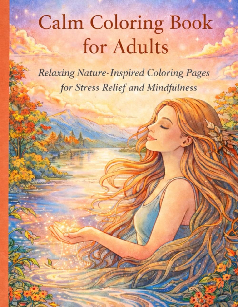 Calm Coloring Book for Adults: Relaxing Nature-Inspired Coloring Pages for Stress Relief and Mindfulness