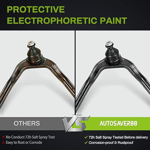 Miniatura 4 de AUTOSAVER88 - Kit de dirección de suspensión delantera compatible con Chevy Avalanche Suburban Silverado 1500 Tahoe, GMC Sierra 1500 Yukon, Cadillac