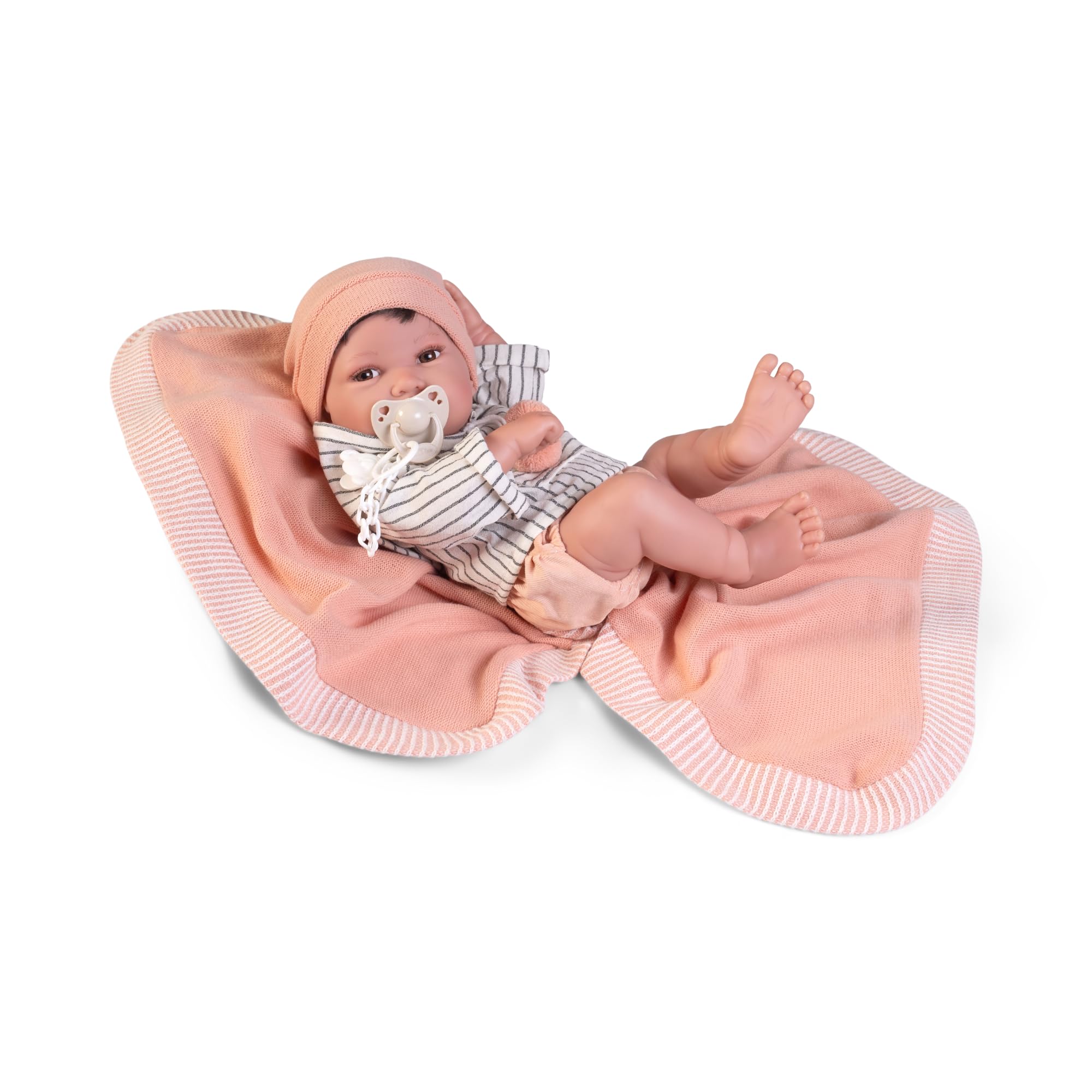 Bambola Antonio Juan 42 Cm - Neonato Nico Con Aquilone E Cuscino