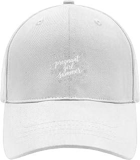 Pregnant Girl Summer Suns Out Bumps Out Fashion Hats for Womens Adjustable Cap