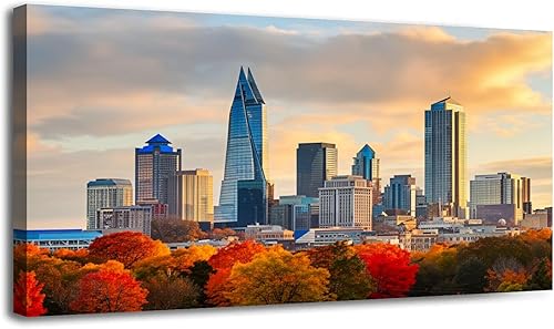 Miniatura 20 de 20"x 40" Canvas Wall Art Rustic Farmhouse Vintage Barn Country Field Landscape Acrylic Paint Framed Pictures Painting Prints Large Wall Art for