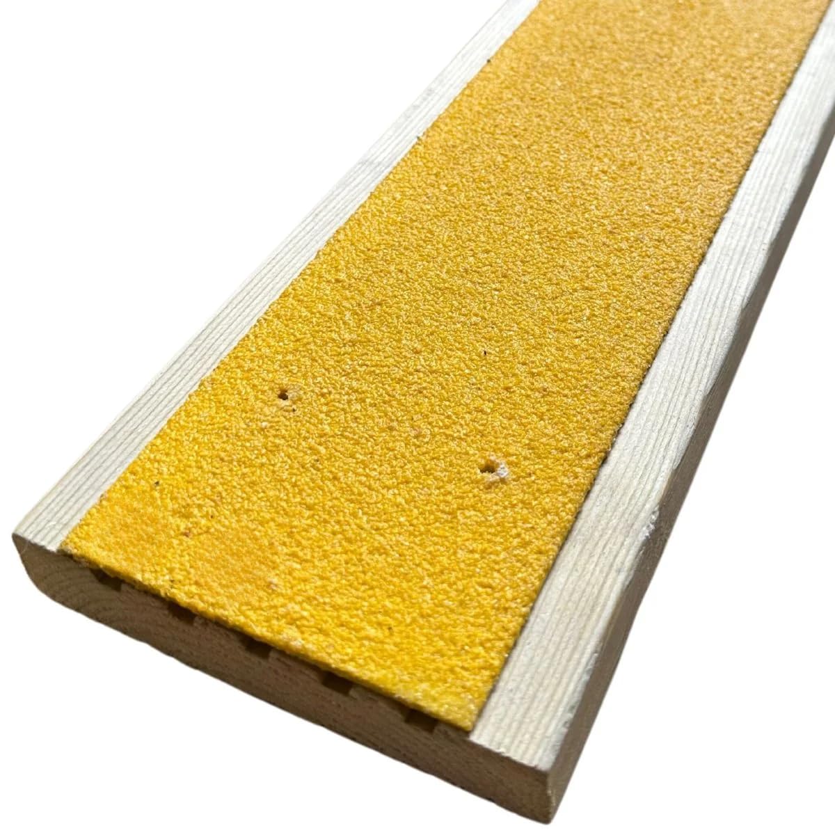 Extra Wide Non Slip Decking Strips GRP Heavy Duty Pro Grade 90mm - YELLOW (10, 1000mm x 90mm)
