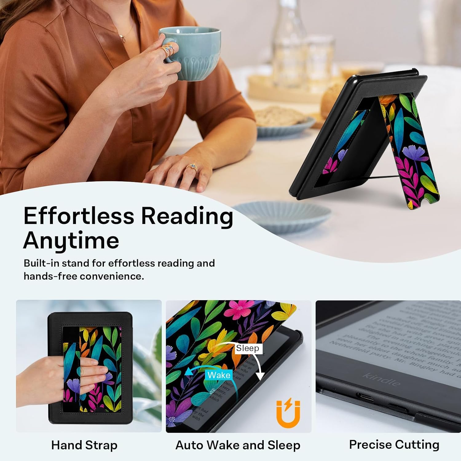 CoBak Case for 7" Kindle Paperwhite 12th Gen 2024 and Kindle Colorsoft