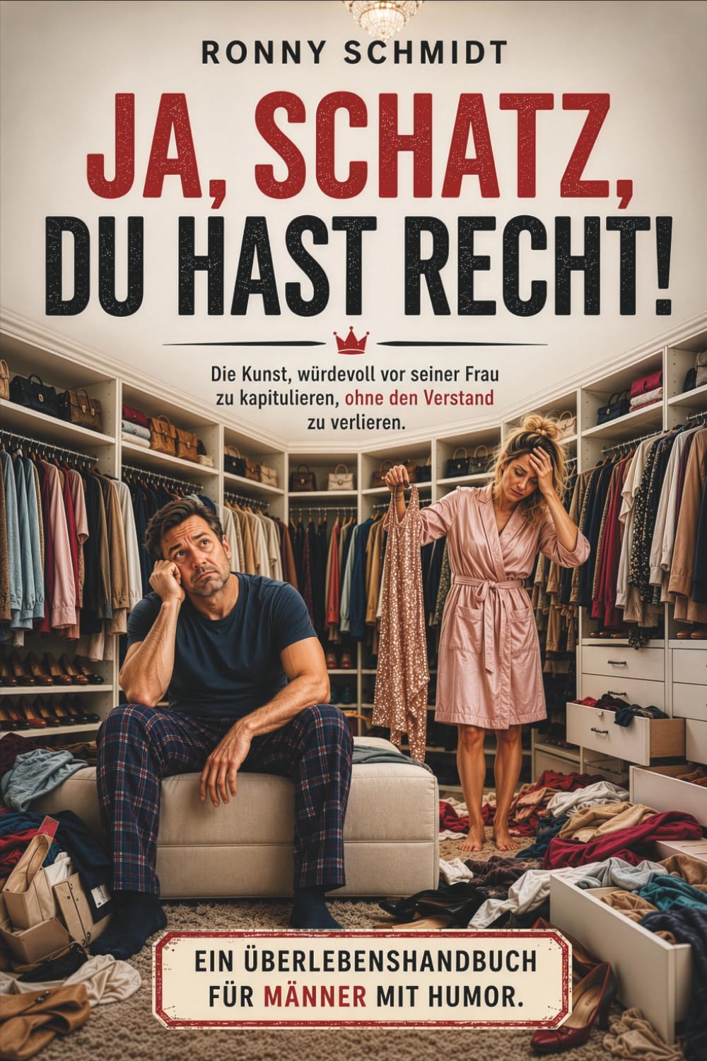Ja, Schatz, du hast Recht: Die Kunst, würdevoll vor seiner Frau zu kapitulieren, ohne den Verstand zu verlieren. Warum Logik in der Ehe nicht hilft. Eine Chronik des männlichen Scheiterns