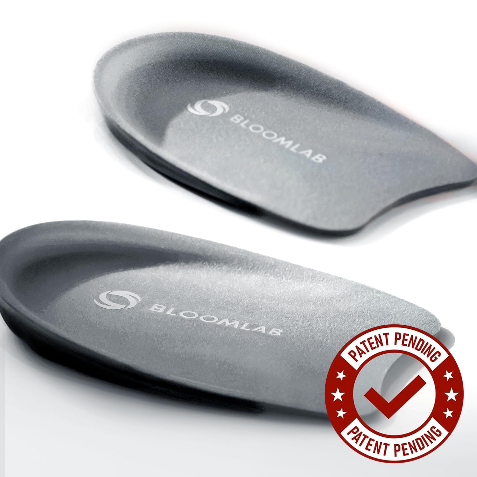 Premium Fersenschmerzlinderung Geleinlagen - 2 Pack Stoßdämpfende Fersenschalen für Plantarfasziitis - rutschfeste Silikonkissen für alle Schuhe & ganztägigen Komfort