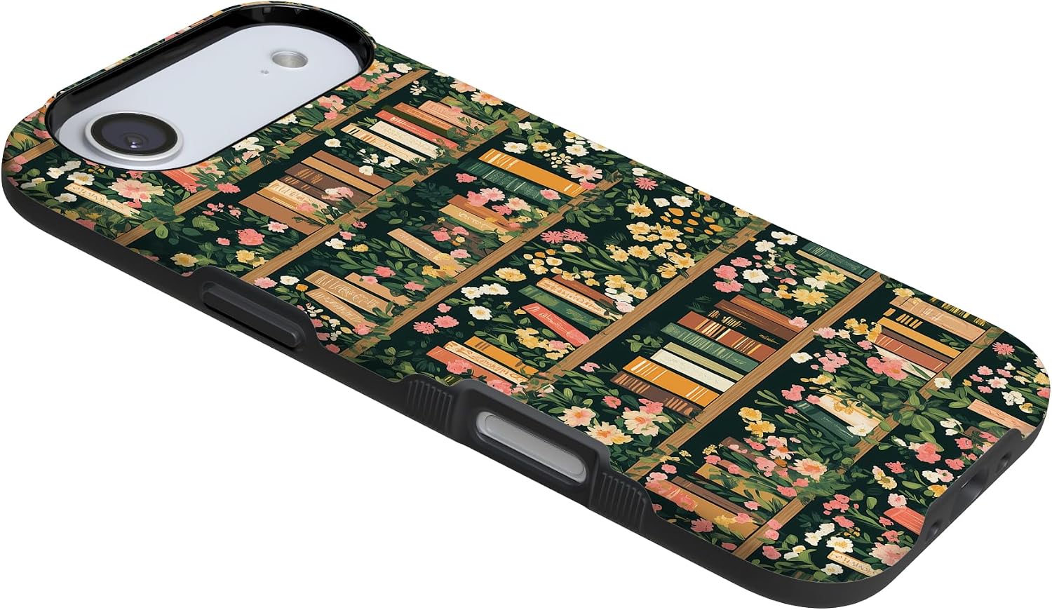 Casely iPhone 17 Air Case | Book Nook | Floral Library | Bold Protective Design | Compatible with MagSafe