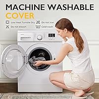 Vista 6 de Kingfun 3 Inch CertiPUR-US Memory Foam Camping Mattress, Waterproof Roll up Sleeping Pad, Thick Floor Sleeping Mats for Tent with Removable Travel