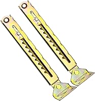 Vista 1 de Enenes Bisagras de ángulo ajustables de 10 engranajes, 2 varillas de elevación en ángulo, accesorios de elevación de mesa para escritorios, camas