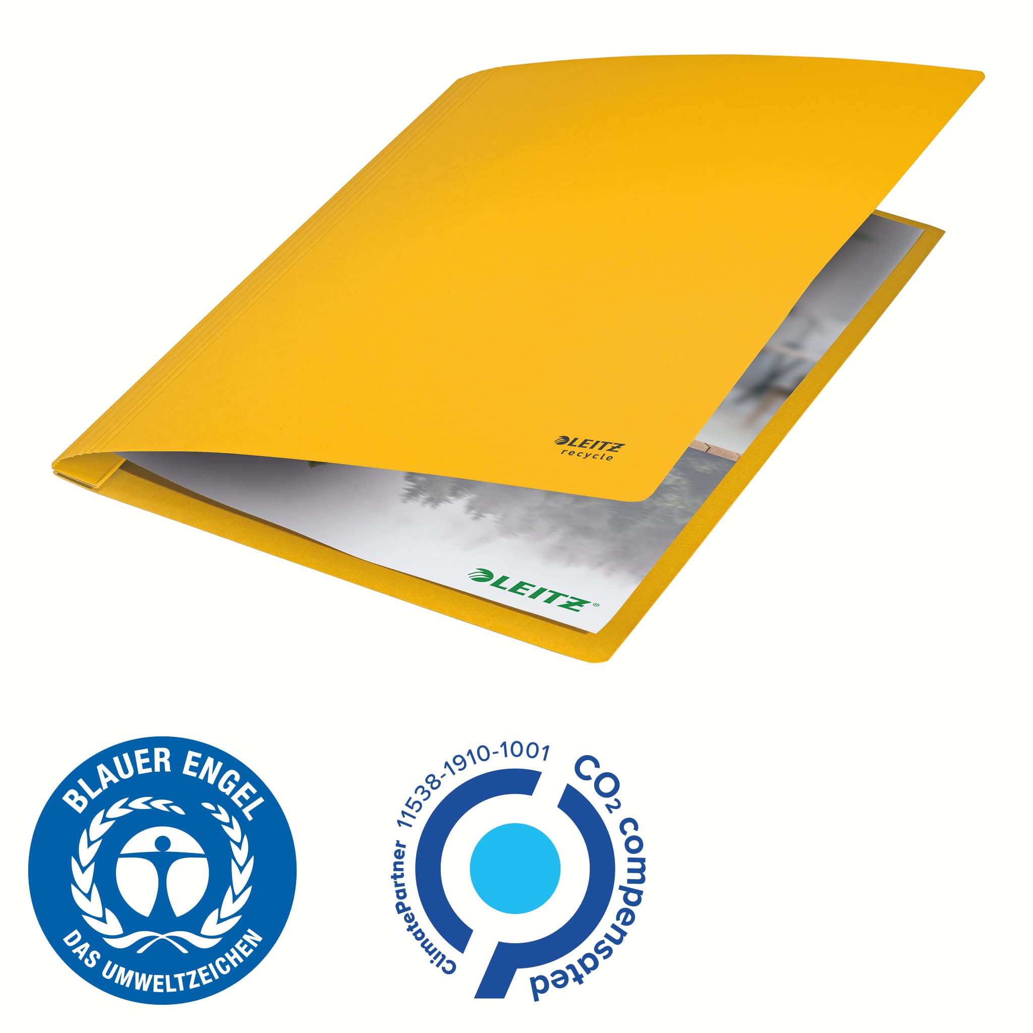 Leitz Recycle 39040015 A4 File Folder, Pack of 10, for 250 Sheets - Image 3