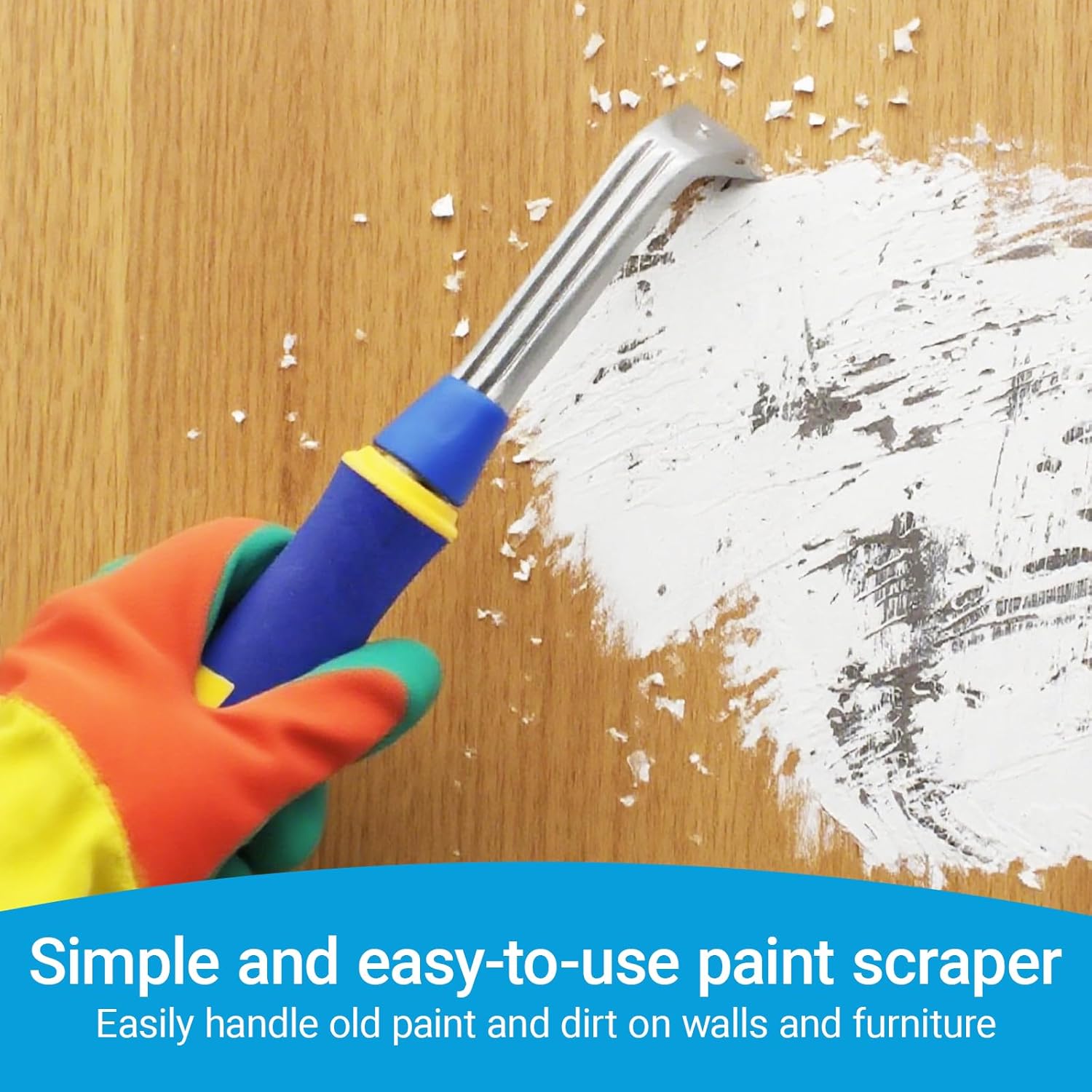 10 Pack 1" Triple Edge Blade,1 Inch Paint Scraper Blades Tool,Three-Edged Triangle Tungsten Steel Blade