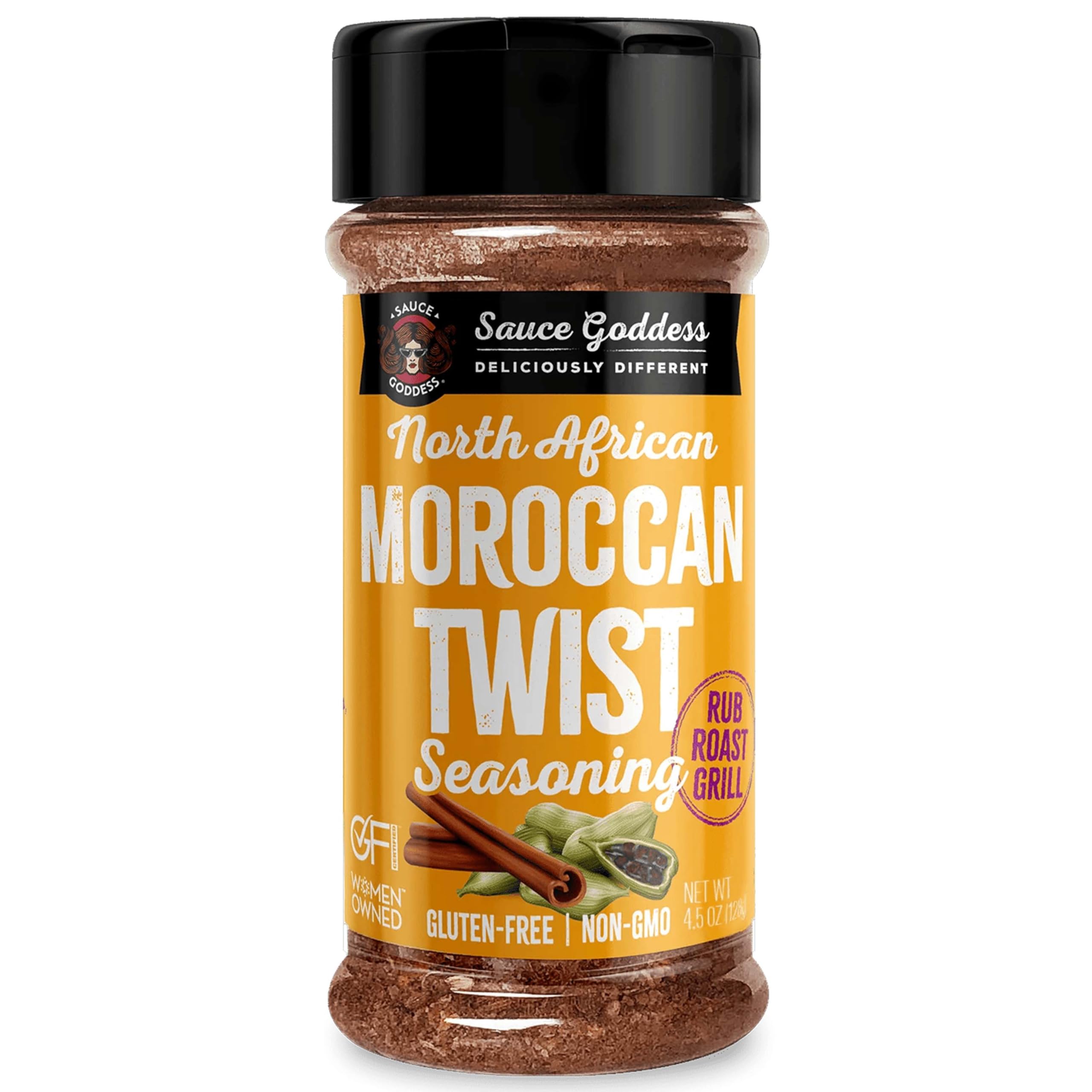 Sauce Goddess - Moroccan Twist Spice Shaker - herb spice and seasoning gifts | Mubboo