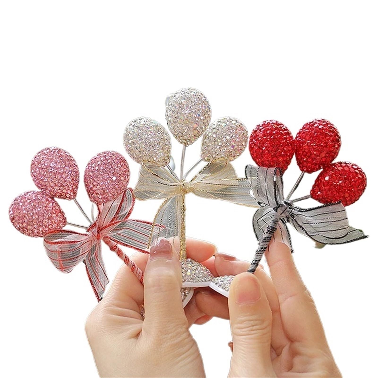 Cute Confession Balloons Car Ornaments - Adorable Car Decoration Supplies(3pcsb)