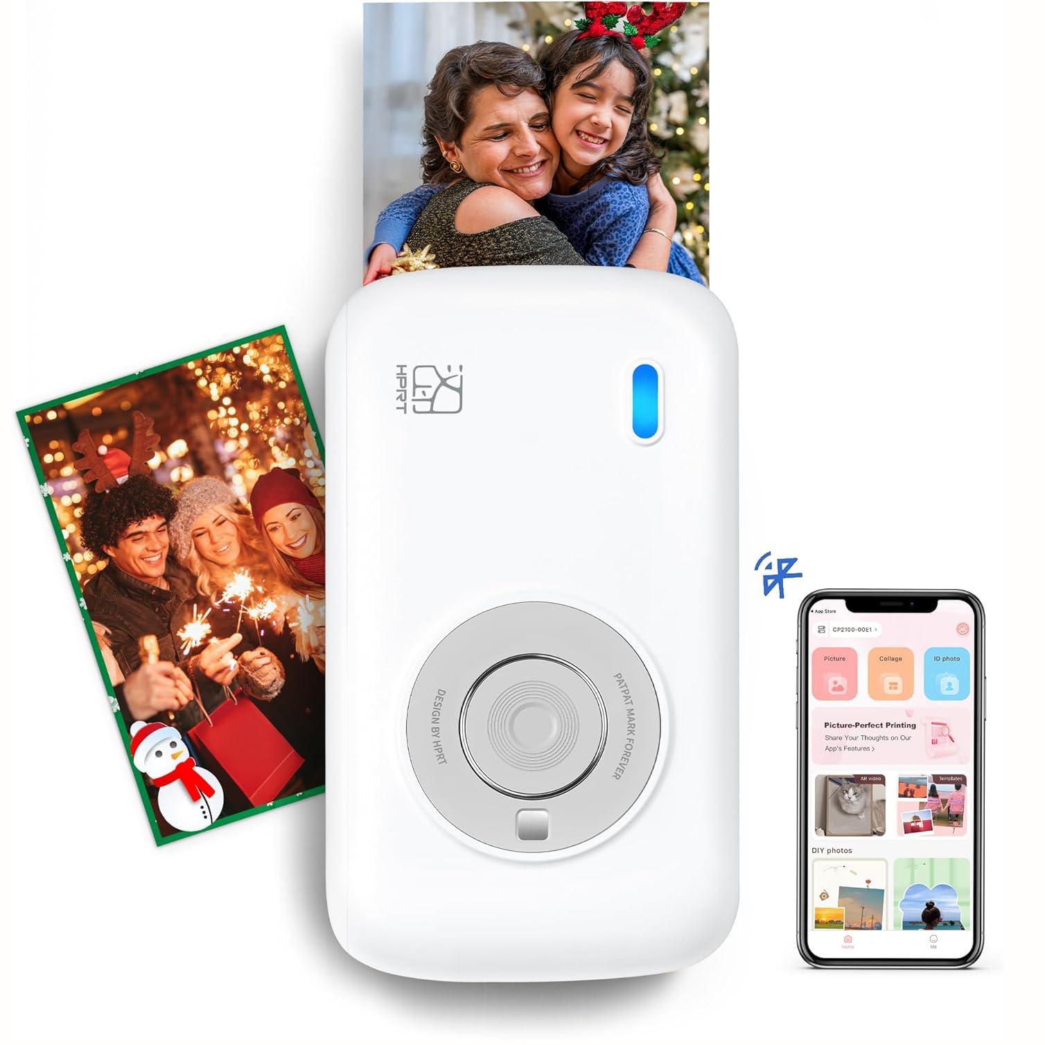 HPRT CP2100フォトプリンター Bluetooth ピンク Amazon.com: HPRT CP2100 Portable Photo Printer for iPhone