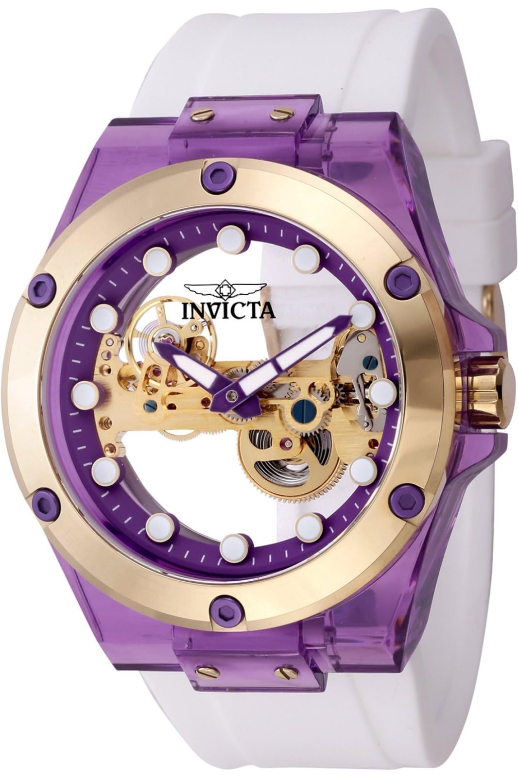 Invicta Silicone Analog Silver Dial Men Watch-44397, White Band (B0CMXFCCHK) Amazon Price History, Amazon Price Tracker