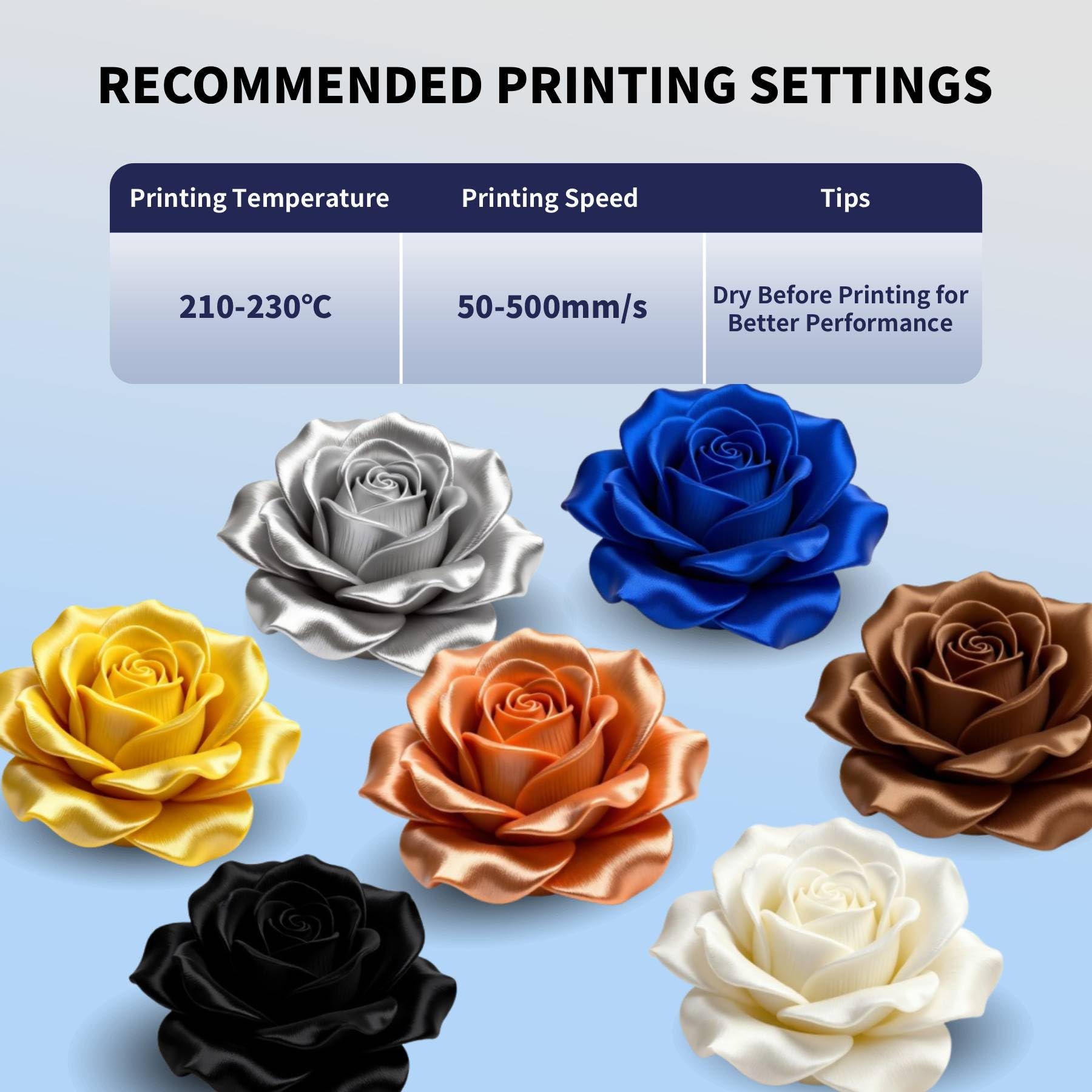 Filamento PLA Plus para impresora 3D de 1.75 mm, paquete de filamento PLA de 1.75 mm PRO, PLA+ precisión dimensional +/- 0.03 mm, carrete de 250 g, 8 paquetes (250 g x 8 PLA Plus + paquete de