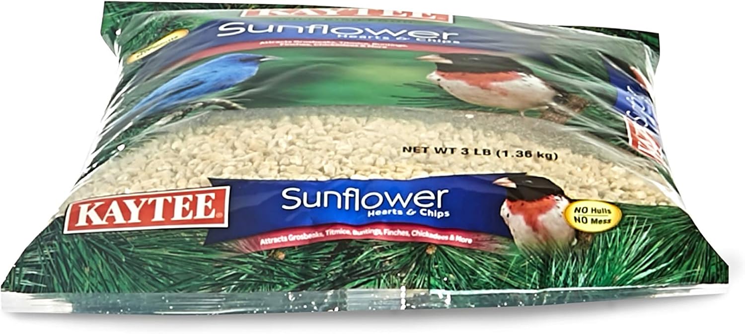 Kaytee Sunflower Hearts & Chips Wild Bird Food 3 Pounds
