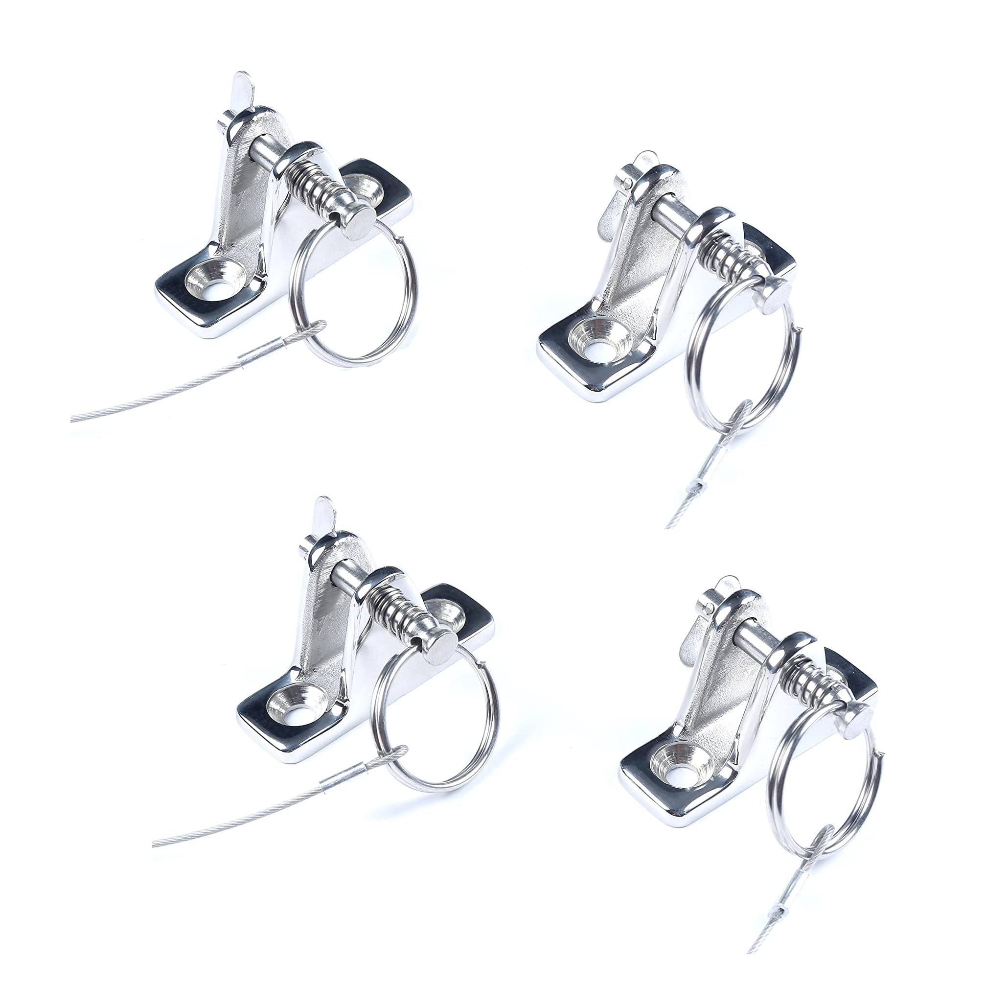 Snapklik.com : Bimini Top Deck Hinge Mounting Brackets Marine Hinges ...