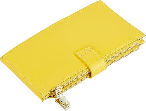 Miniatura 5 de Travelambo RFID Billetera de mujer con varios compartimientos para varias tarjetas con bolsillo con cierre, talla única