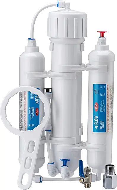 Naturewater NW-3RO-190 Osmoseur Aquarium 3 Étapes 190L/j Filtre Eau Pure