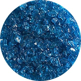 5 Oz Turquoise Blue Transparent Coarse Frit - 90 Coe