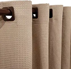 Cortina Tecido Piquet Bege 2,40x1,50 Sala Quarto Cozinha