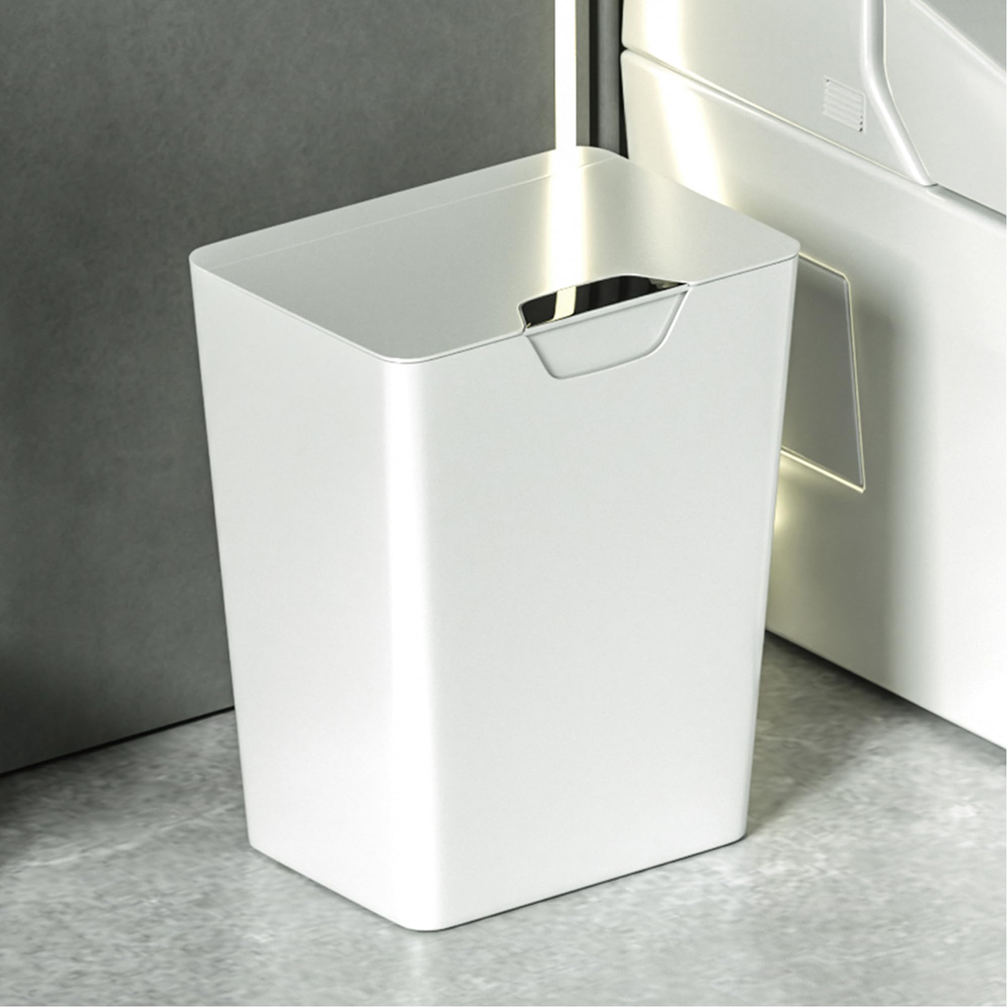 Smart Trash Can with Lid, Motion Sensor Automatic 4.2 Gallon Touchless Trash Bin, Waterproof & Rechargeable Battery-Powered for Home & Office, Bedroom, Kitchen (Dual Power)