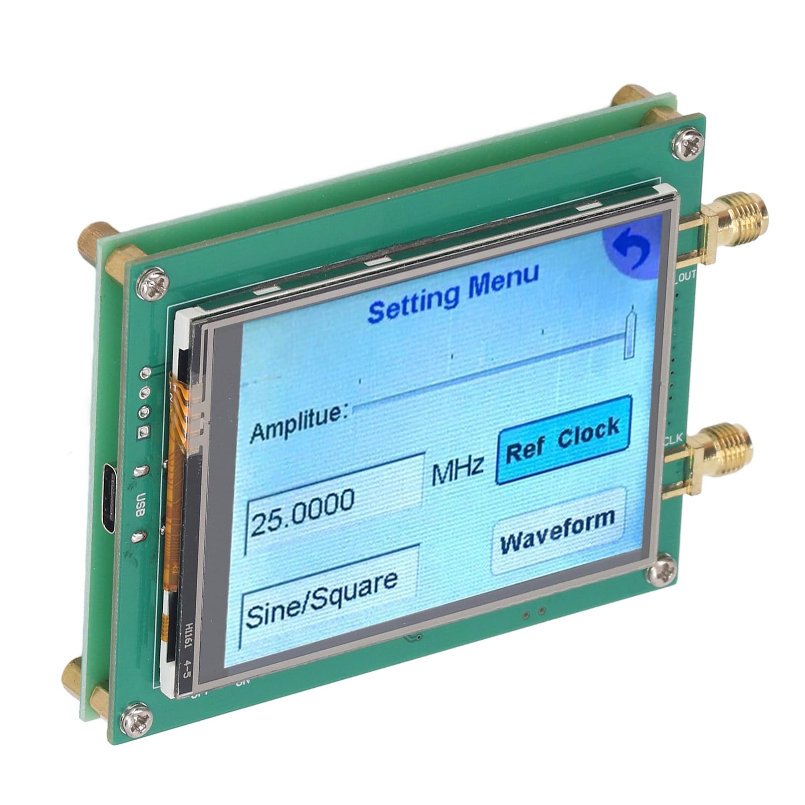 RF Generator | 23.5MHz - 6000MHz Sweep & Dot Frequency Module | SMA Female Output for Radio PC Meter Counter Control/Lab Testing | Full Touch Screen (ADF4351 35m‑4.4g)