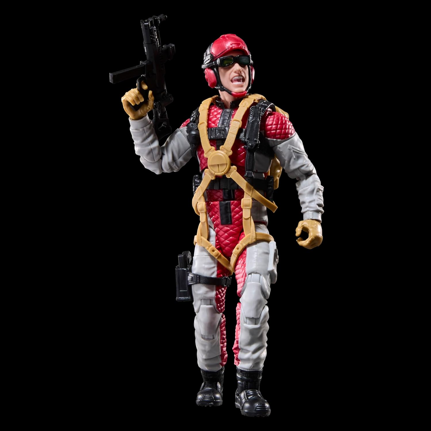 G.I. Joe Classified Series Retro Cardback David “Crazylegs” Thomas, Collectible 6 Inch Action Figure with 8 Accessories