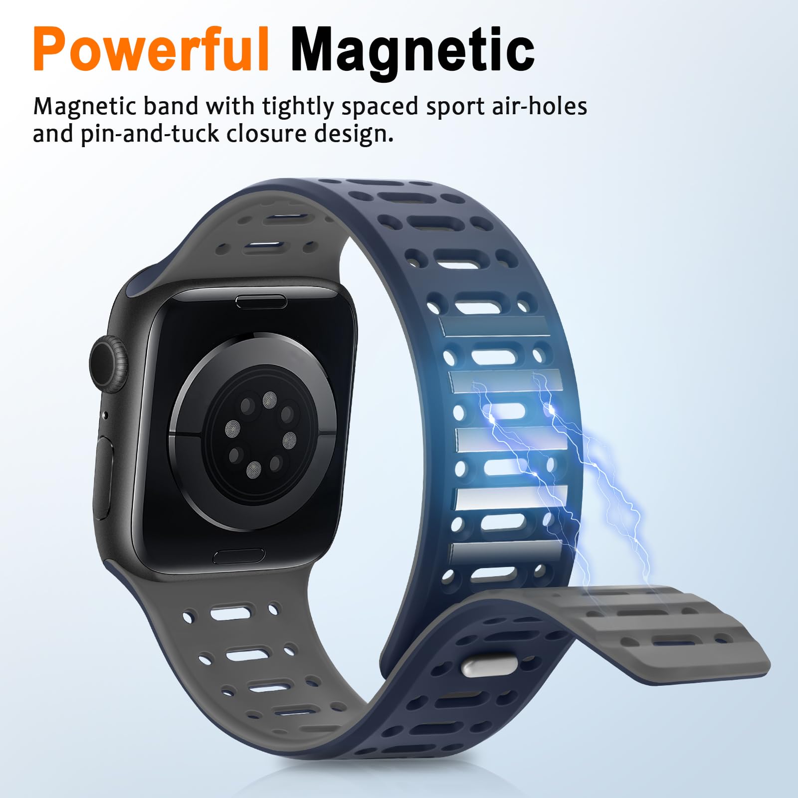 ZZDZZ Compatible with Apple Watch Straps 49mm 46mm 45mm 44mm 42mm 41mm 40mm 38mm - Image 4