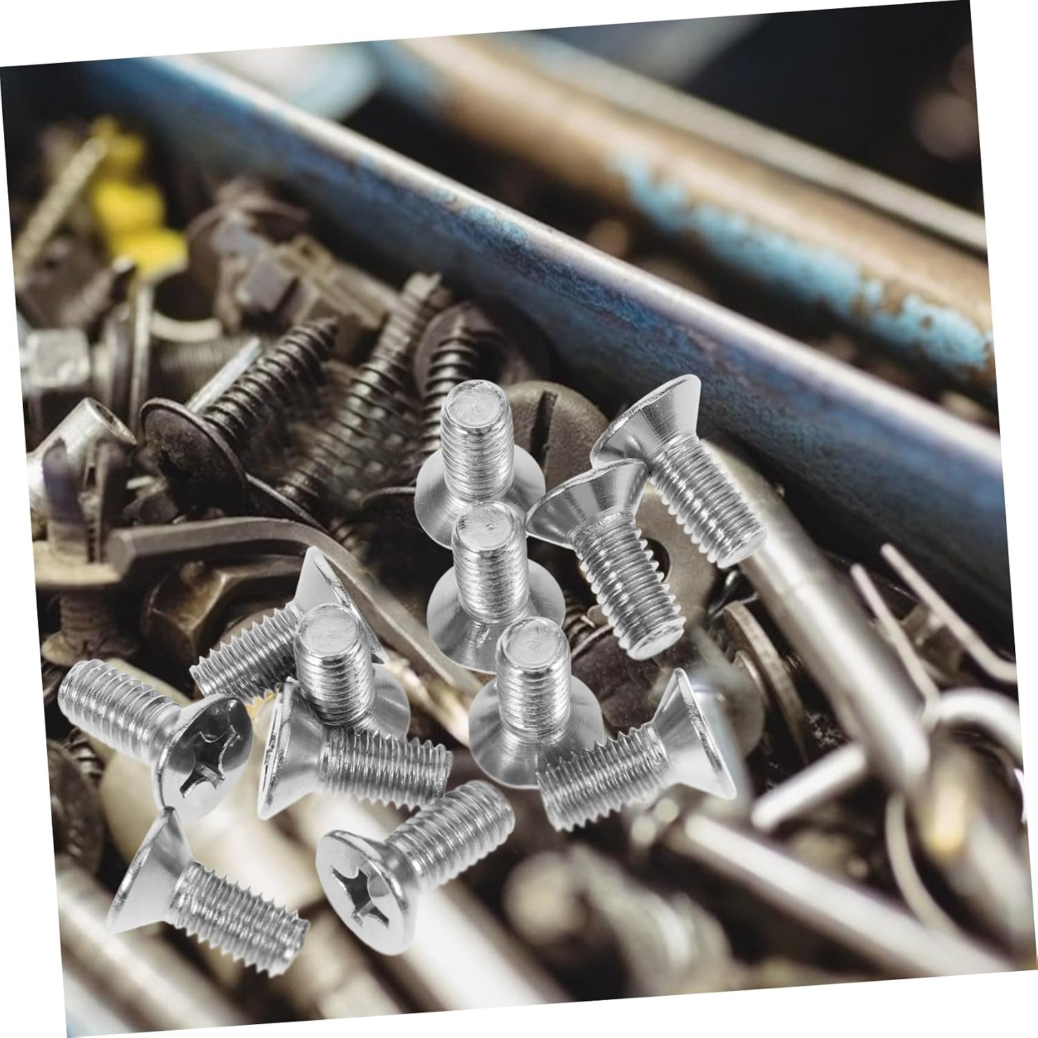 12Pcs Car Brake Disc Screws Durable Brake Disc Fixing Bolts for Secure Stable Connection Lightweight Easy to Use Compatible with Honda