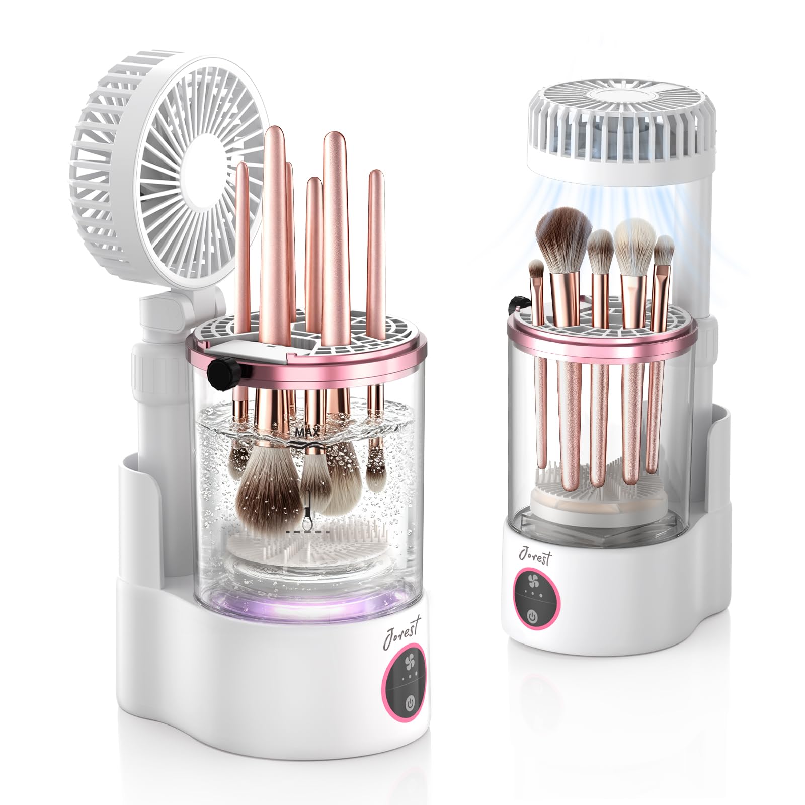 Electric Makeup Brush Cleaner &amp; Dryer, Portable Machine for Makeup Lovers