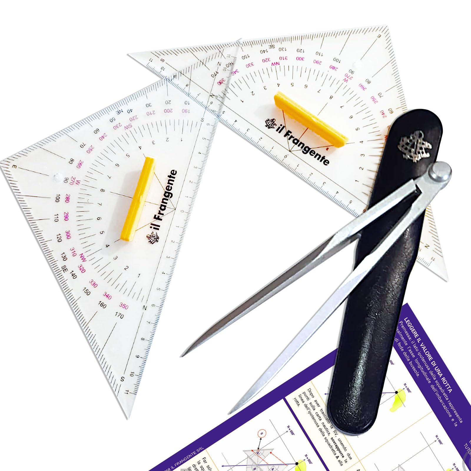 Kit Il Frangente STR 32 Juego de escuadra y compás náuticos Skipper Plus