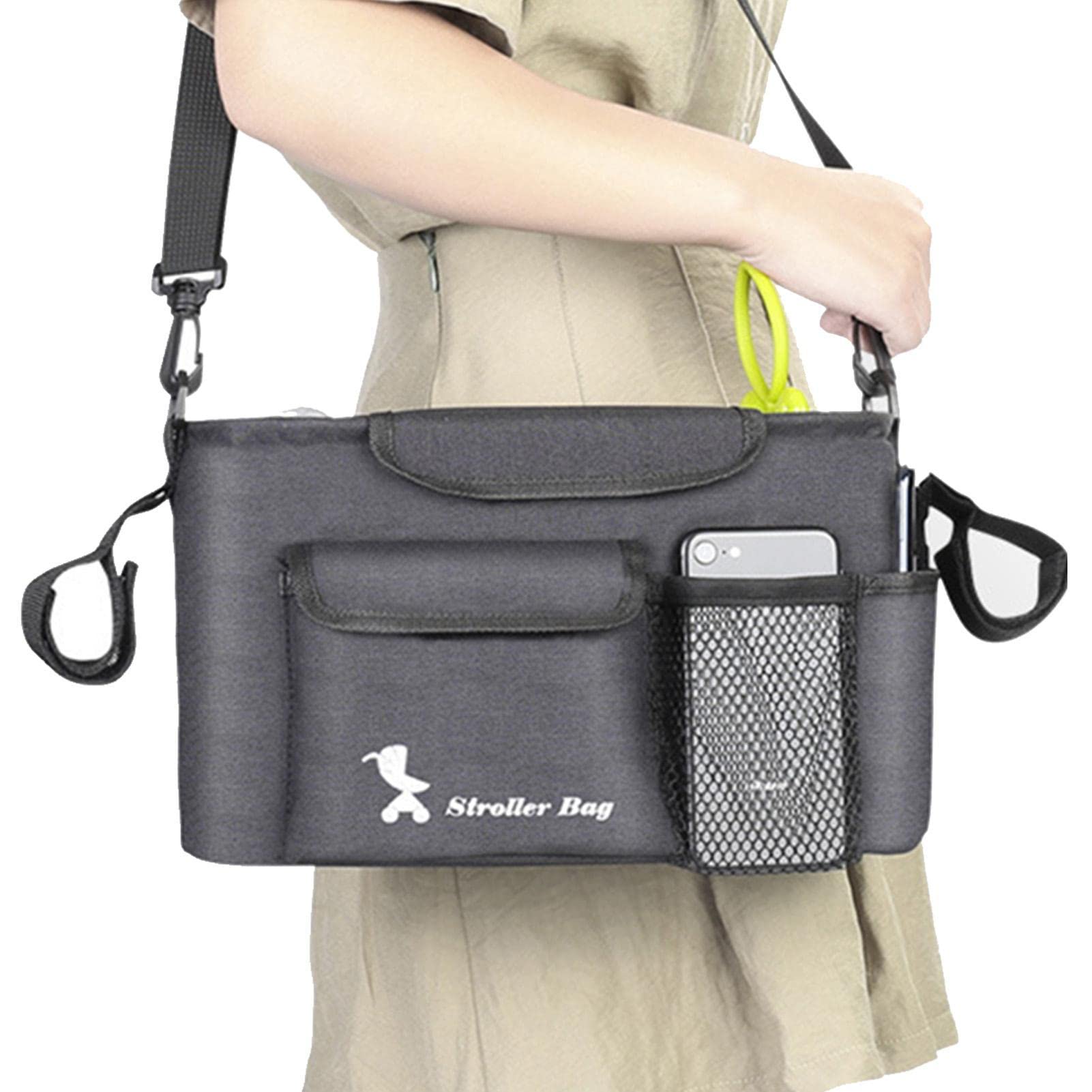 NUZAMAS Organizer universale per passeggino con cinghie