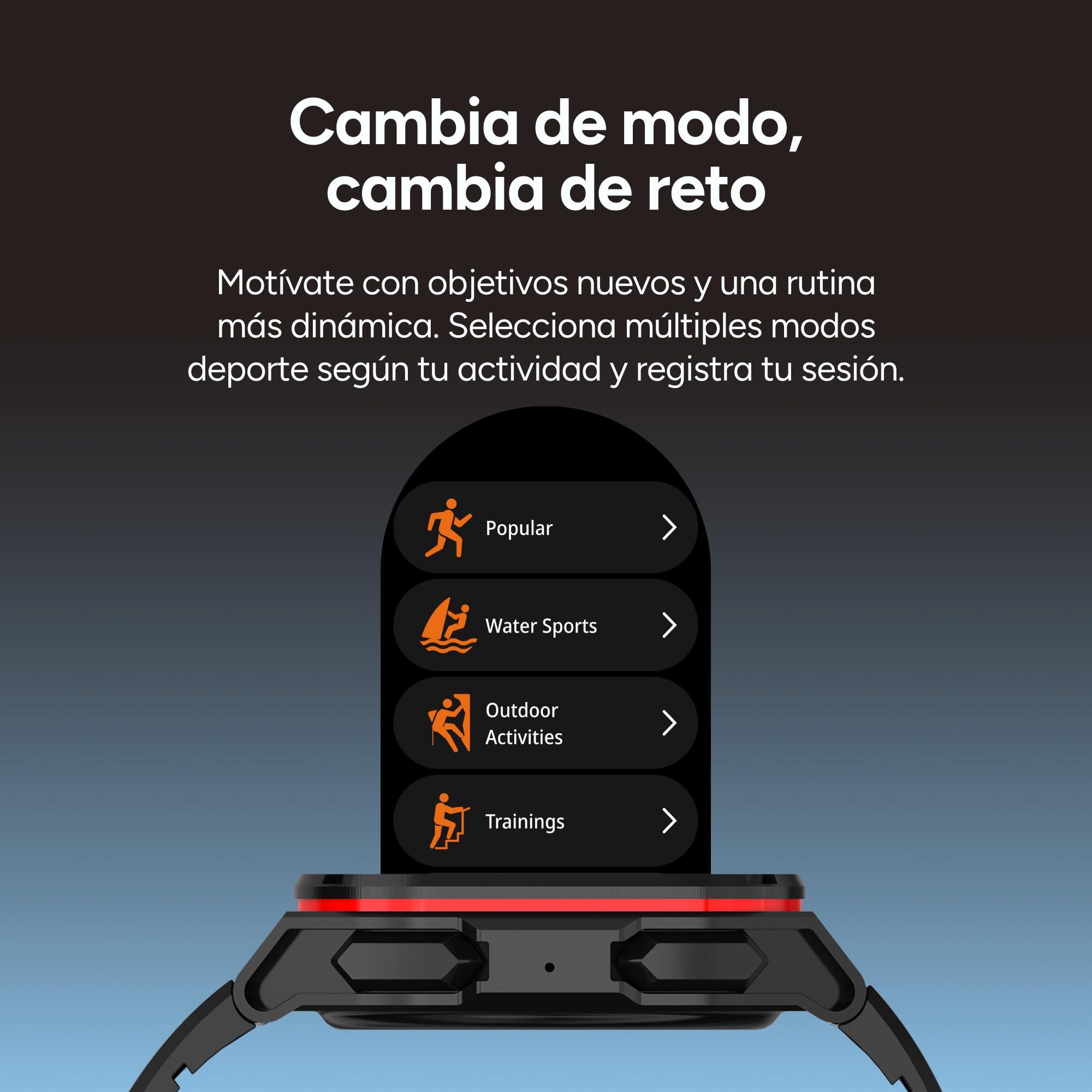 KSIX Smartwatch Zenthium Go - Reloj Inteligente Hombre con Llamadas y Whatsapp, Pantalla AMOLED 1.32", Diseño Aeronáutico Reforzado, IP68 Sumergible, Compatible con iPhone® y Android® - Negro