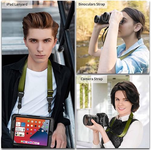 Miniatura 3 de Correa de nailon para iPad, correa ajustable para el cuello de la cámara, cómoda correa de hombro para iPad, tableta de teléfono celular, cámara,
