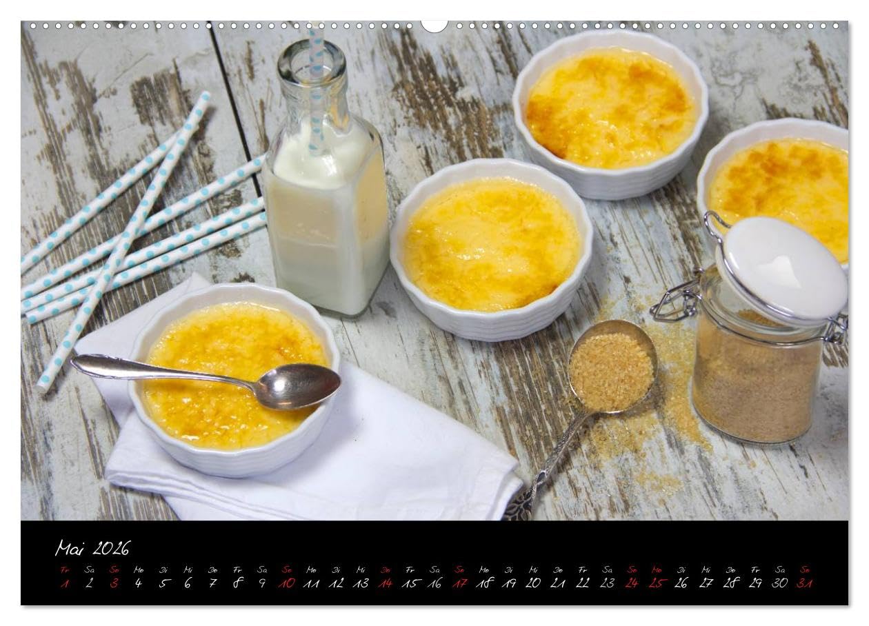 Food-Fotografie (hochwertiger Premium Wandkalender 2026 DIN A2 quer), Kunstdruck in Hochglanz: Essen und Getränke (CALVENDO Lifestyle)
