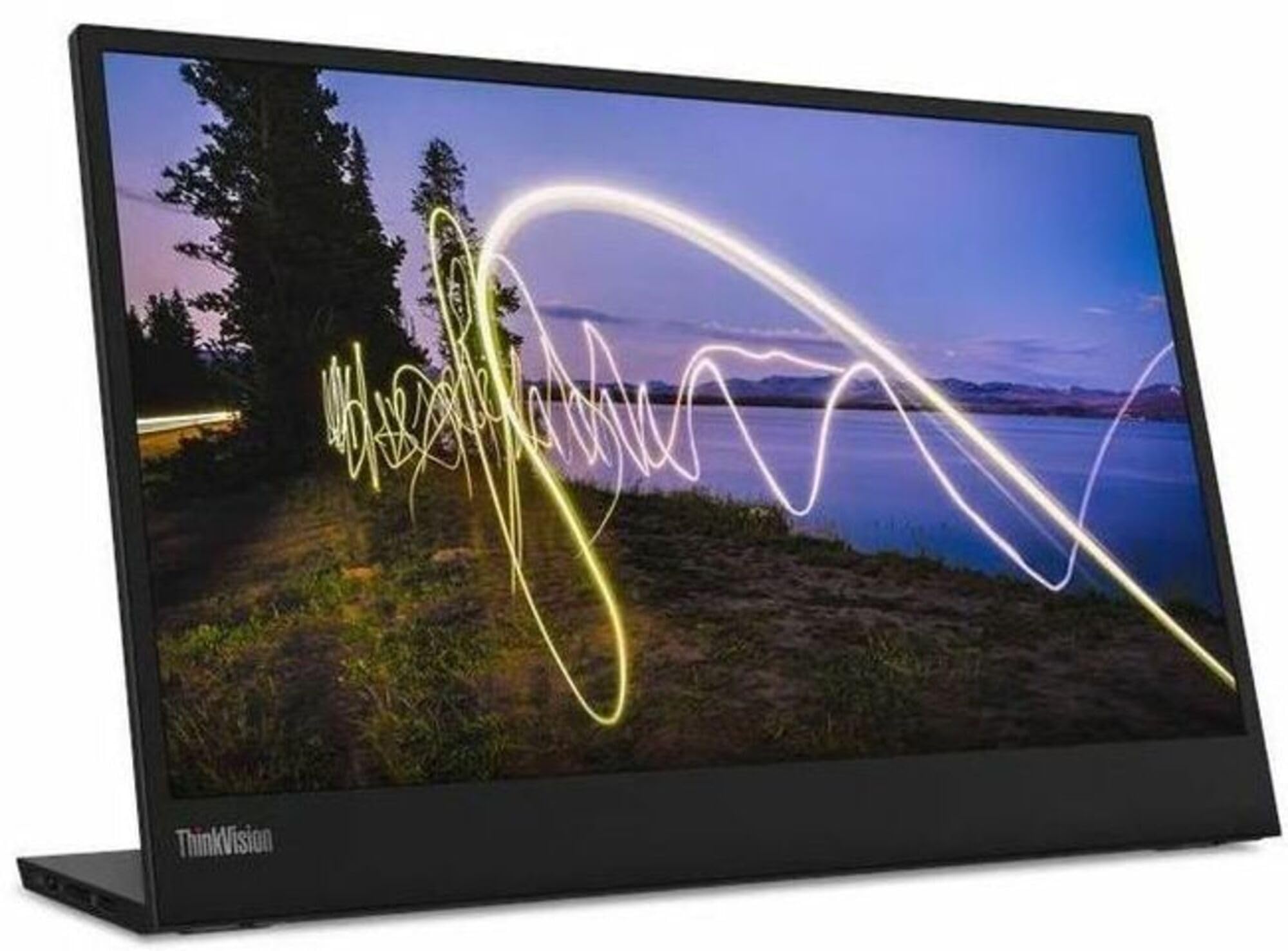 Lenovo ThinkVision M15 16" Class Full HD LED Monitor - 16:9 - Raven Black - 15.6" Viewable - in-Plane Switching (IPS) Technology - WLED Backlight - 1920 x 1080-16.7 Million Colors - 250 Nit - 6 ms -
