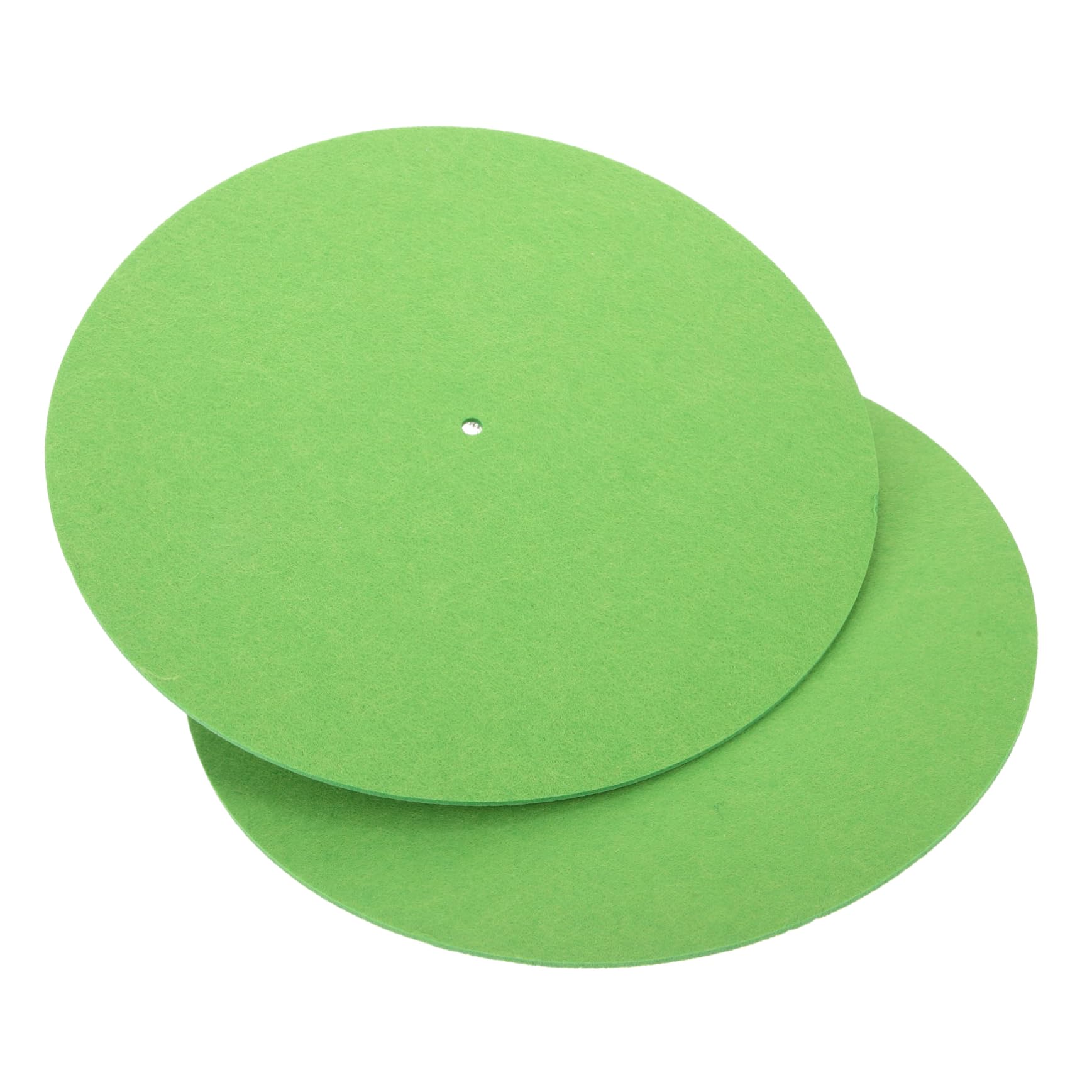 SUPVOX Turntable Accessory 2pcs Vinyl Record Mat Felt Pad for Playing Perfect Present for Vinyl Enthusiasts
