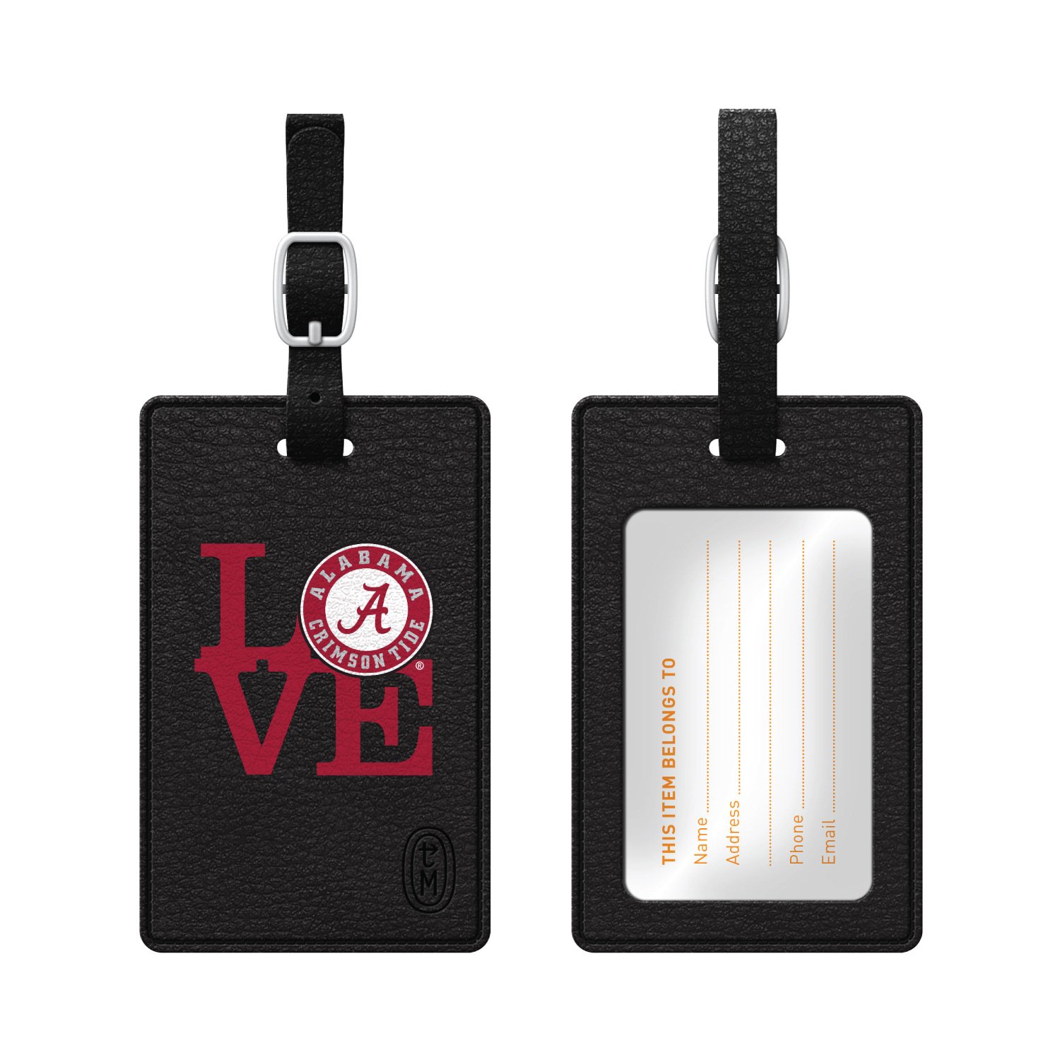 OTM Essentials University of Alabama Faux Leather Luggage Tag, Love Words & Quotes