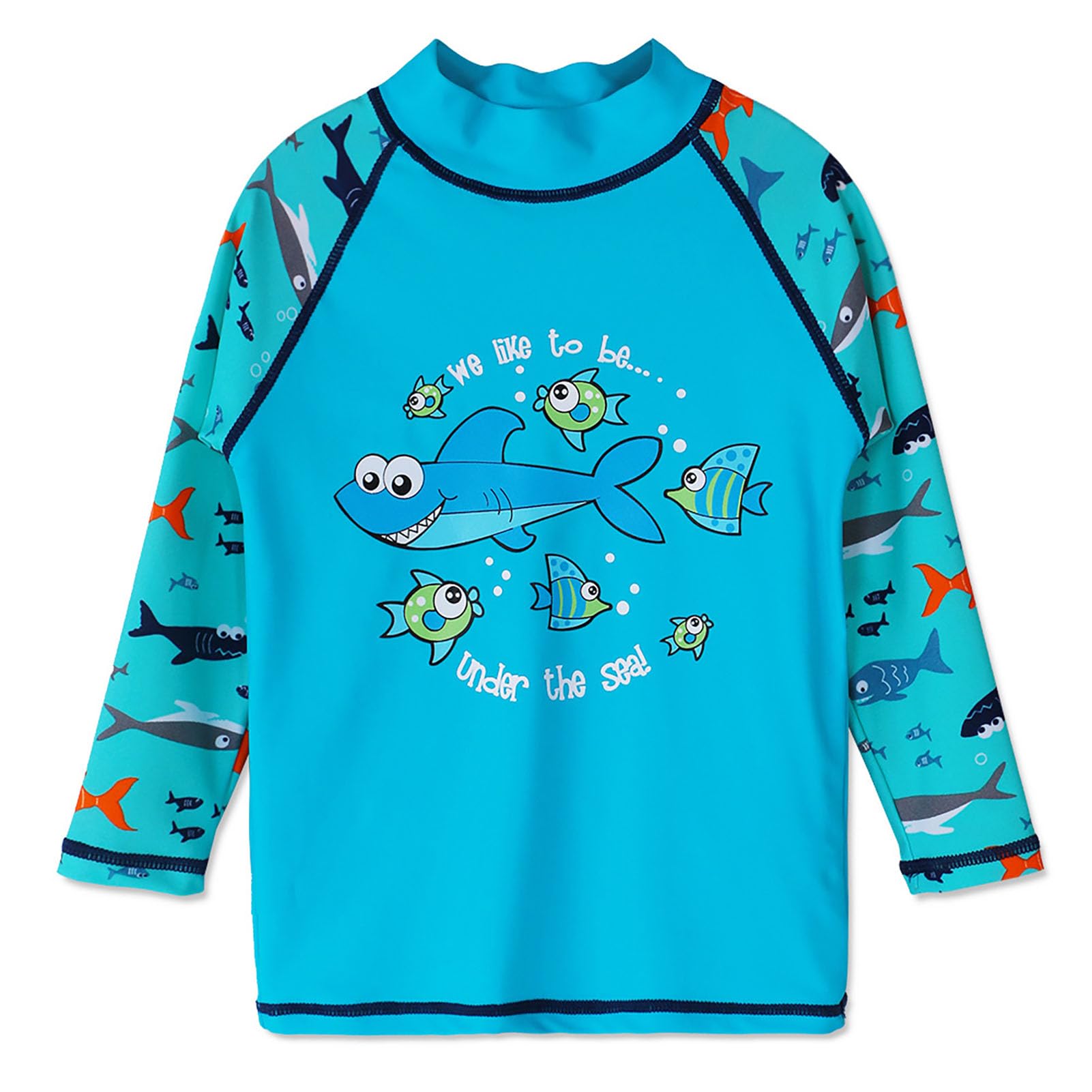 HUAANIUE Traje de baño para niños de 3 a 12 años con protección UV, 2 piezas, camiseta de manga larga y pantalones largos UPF 50+
