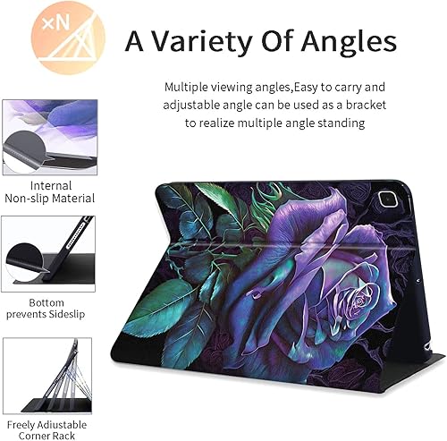 Miniatura 3 de Funda protectora para Samsung Galaxy Tab A de 8.0 pulgadas 2017, de piel sintética a prueba de golpes, para Samsung Tab A modelo de tableta de 8.0