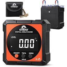 Digital Angle Finder Magnetic Base Compact Digital Level Protractor Black