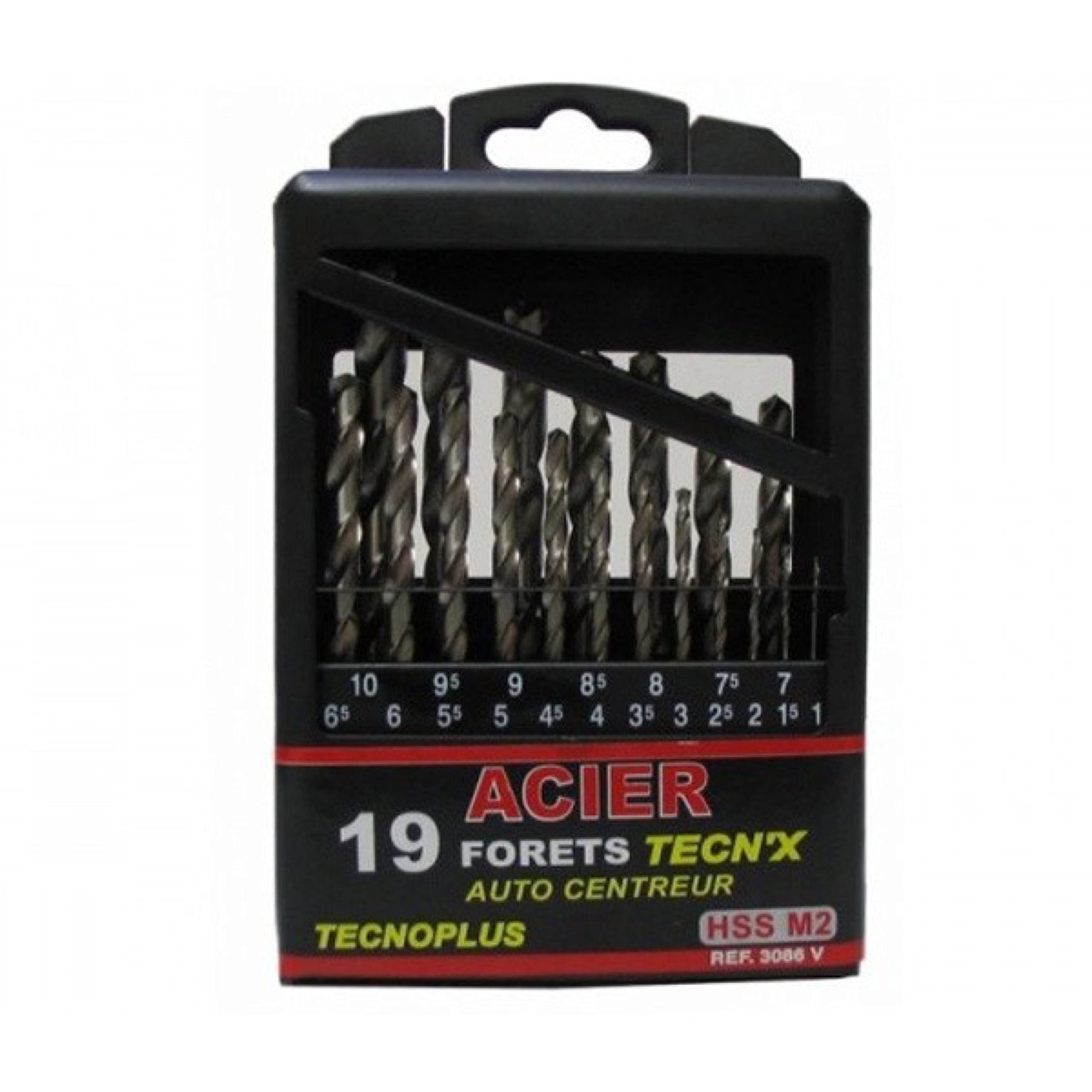 Forets de 1 10mm coffret de 19