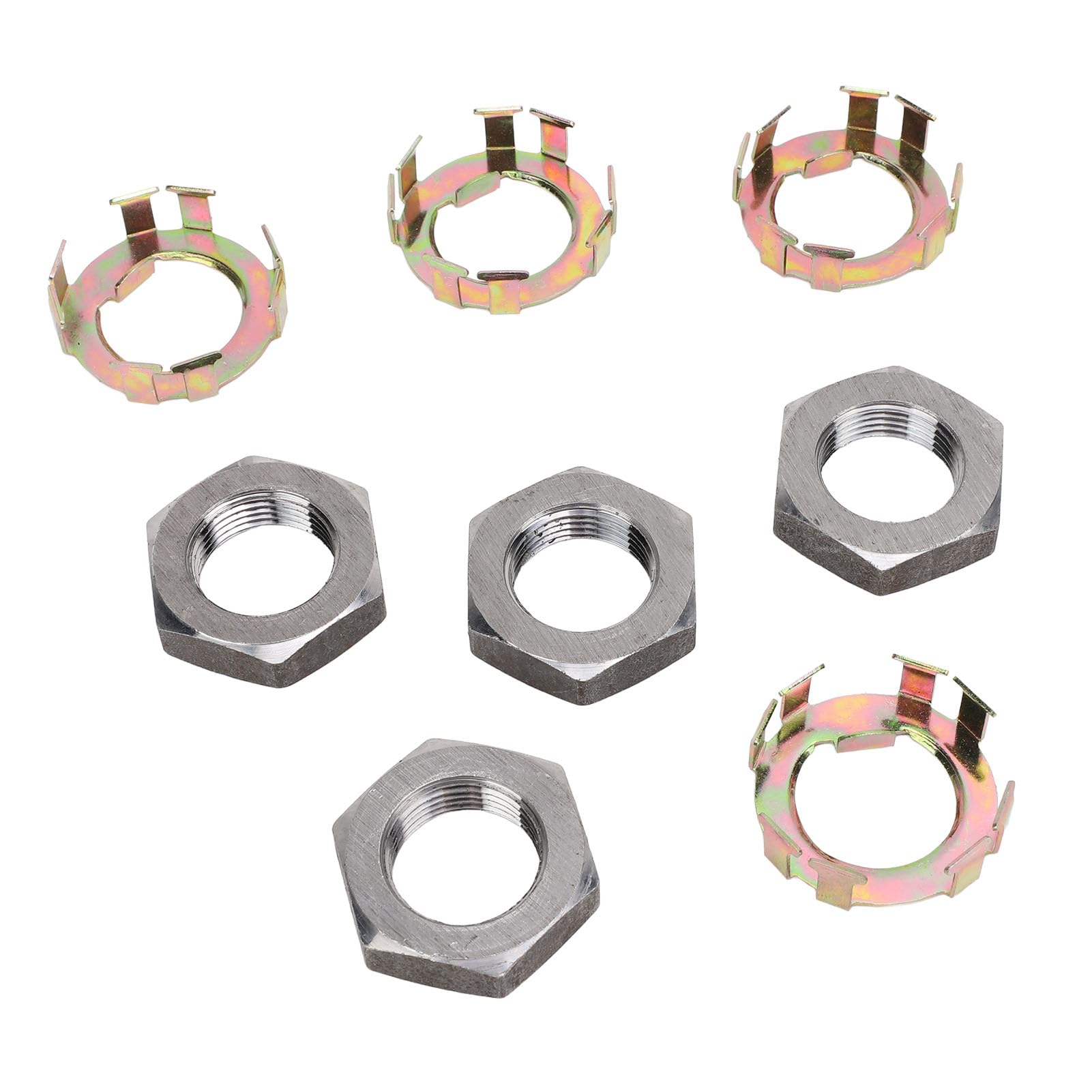 Metalowy element ustalający nakrętki wrzeciona koła przyczepy Łatwy montaż Solidny element ustalający nakrętki osi koła dla osi od 2K do 7K