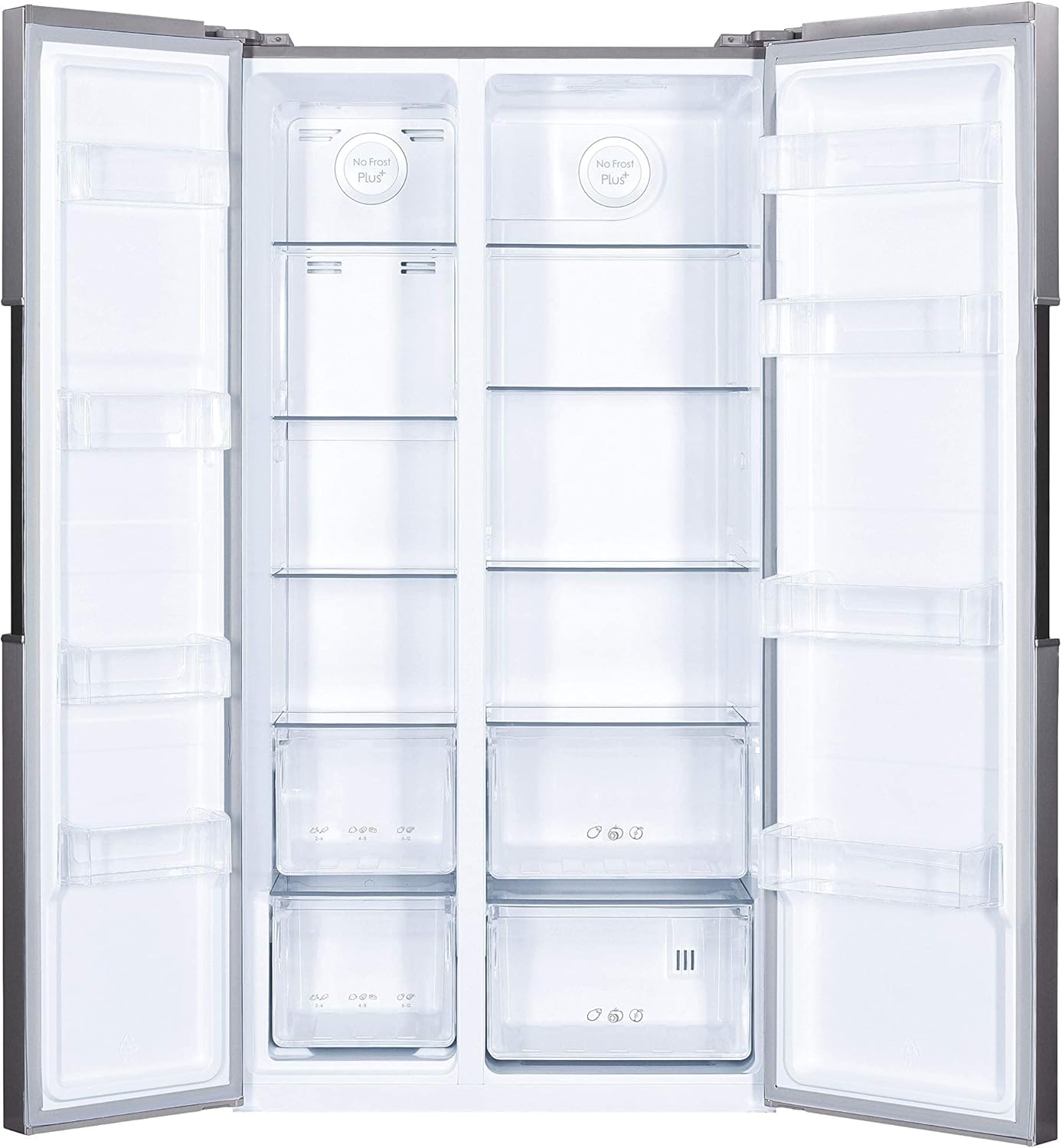 Frigorifero Side by Side No Frost, 521 Litri, Classe A++, Inox - Candy CHSVN 174X