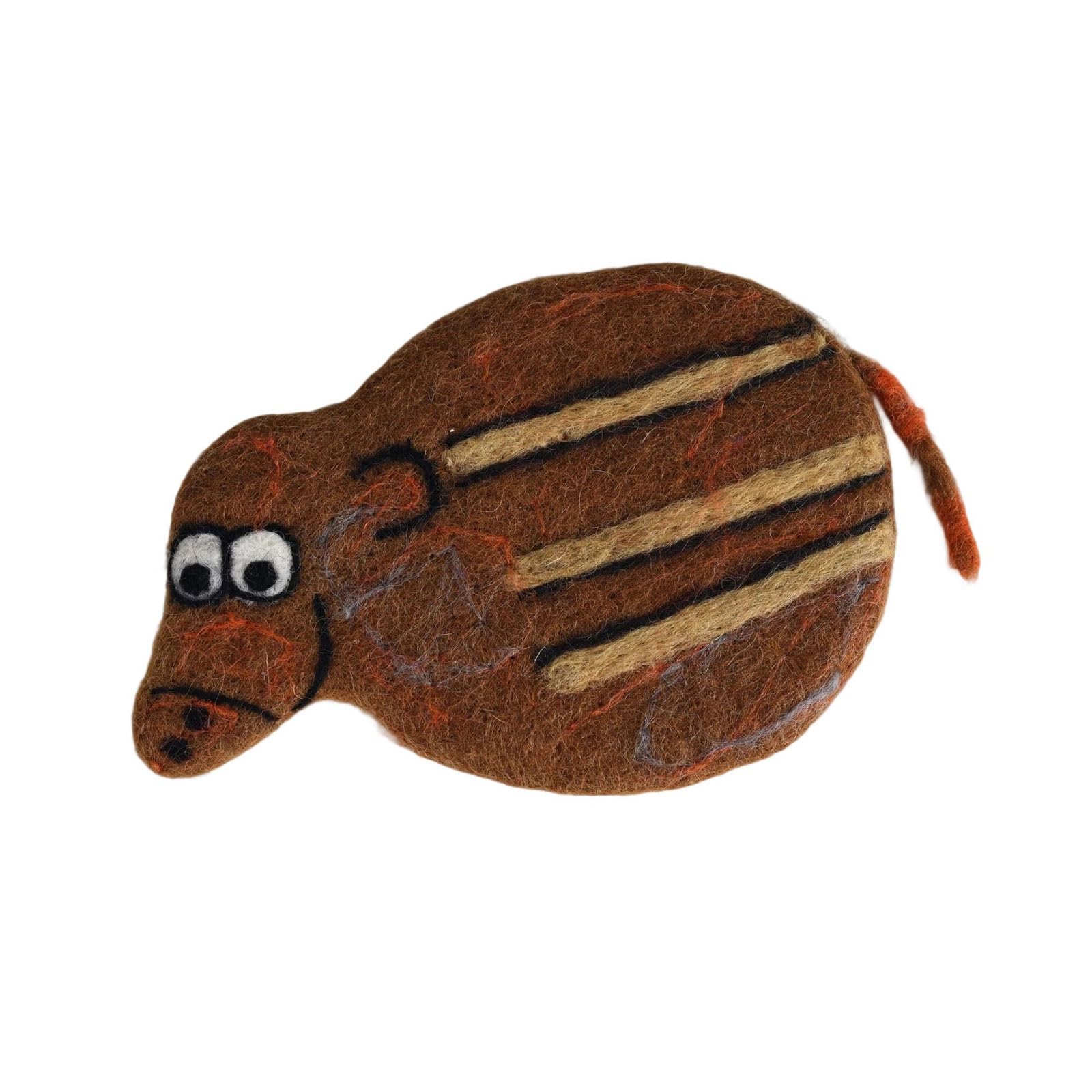 Wool Felt Coasters Kitchen Decor for Hot Cold Drinks Playful Animal Designs Desk Organization Essential Holiday Party Supplies & Family Crafting Activity
