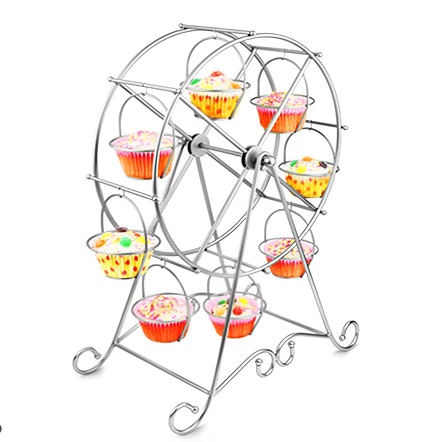 Amazon｜MIMIA 観覧車 型 デザート ケーキ ディスプレイ モアスタンド