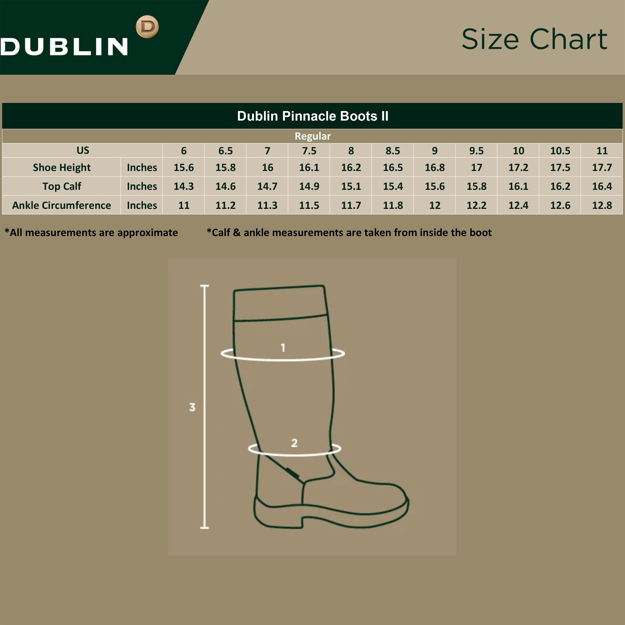 Dublin Donna Pinnacle II Country Boots Chocolate
