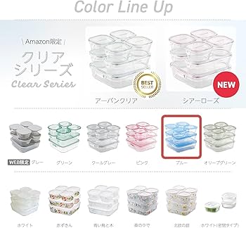 Amazon.co.jp: 【セット買い】 iwaki(イワキ) 耐熱ガラス 保存