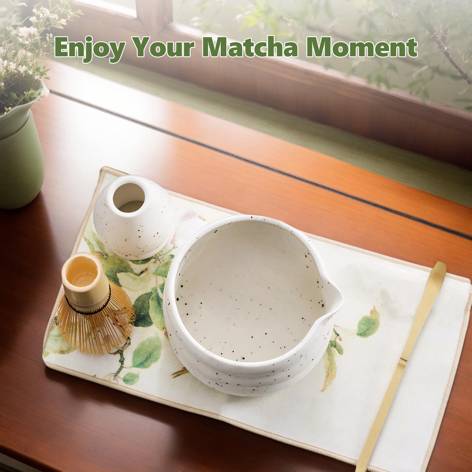 Set matcha Goma con ciotola da tè, frusta da matcha e
